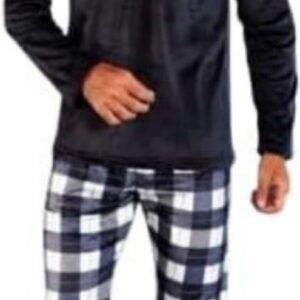 بيجامة شتوي رجالة - موديل 2025 - قطيفة مستورد (x2)