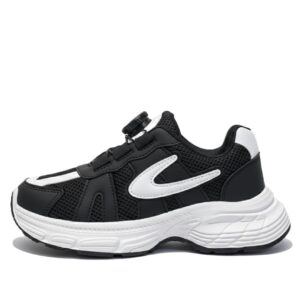 سنيكرز للأطفال موديل Z-Turbo Spin من Project Z – كوتشي للجنسين بنظام ربط دوار سريع – مزيج من جلد السكاي والستان مع نعل PVC مرن – مقاس (32-36) مريح جداً للمدرسة والرياضة.