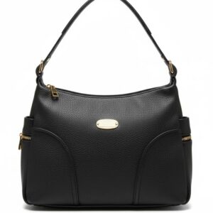 شنطة بحزام جلد مع جيبان جانبيان للنساء