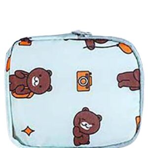 Elegant & Stylish Storage Bag for Sanitary Pads and Makeup | Portable Multi-Purpose Organizer for Women & Girls