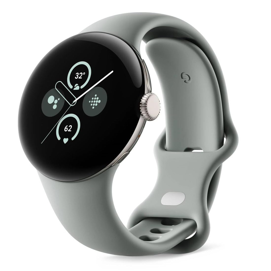 51cv0G66kwL Google Pixel Watch 2 | 32GB+ 2GB RAM | Heart Rate Tracking, Stress Management, Safety Features - Android Smartwatch (4G LTE + Bluetooth/Wi-Fi, Champagne Gold Aluminium Case/Hazel Active Band)