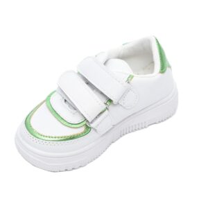 حذاء مخطط لامع للأطفال من الجنسين من جينوين