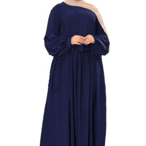 أدناء أسلامي 2قطعة ( عباية كات وبلوزة ) خامه كريب رويال موديل 4033 مقاس موحد يلبس حتي 90 ك للنساء من GAMAL SONS FOR ABAYA