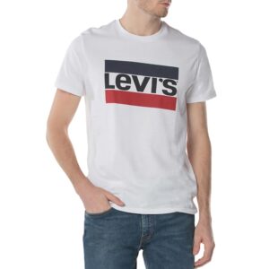 تيشرت بطبعة شعار 84 للرجال من ليفايس، مقاس XL