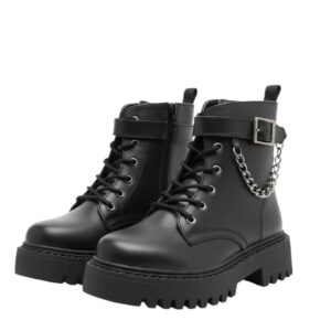 هاف بوت حريمي شتوي، لون أسود مقاسات مختلفة، حذاء نسائي أنيق احصلي عليه الان بتوصيل مجاني وشحن سريع