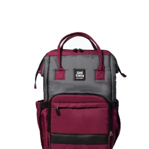 شنطة حفاضات من يوني بيبي، بورجندي