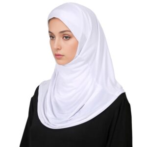 حجاب انستاند من مودال انستاند، عمامة اسلامية كبيرة قابلة للتمدد لتغطية كاملة جاهزة للارتداء للنساء