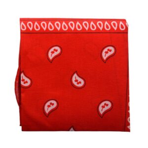 سكارف لتثبيت الشعر قطني للنساء - أحمر