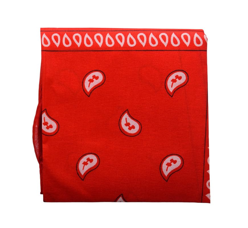 51gi31ftSQL سكارف لتثبيت الشعر قطني للنساء - أحمر