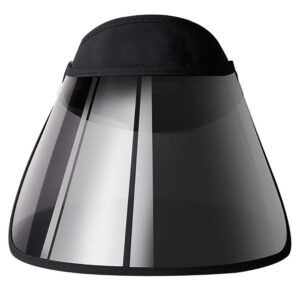 قبعة واقية حريمي من الشمس مضادة للأشعة فوق البنفسجية، مناسبة في الهواء الطلق بعامل حماية من الأشعة فوق البنفسجية 50، غطاء حماية من البلاستيك لكامل الوجه، قبعة ركوب واقية من الشمس