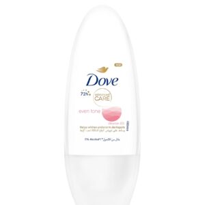 مزيل عرق رول أون من دوف برائحة العنبر الزهري للنساء، سعة 50 مل، حماية 72 ساعة وخالٍ من الكحول مع ترطيب ثلاثي