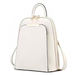 حقائب ظهر مدرسية للنساء، ابيض