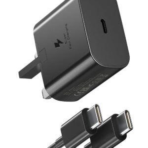 Fast Charger Compatible with Samsung- 25W USB C Wall Charger with 3FT C to C Cable, Fast Charger Type C, USB C Plug, Fast Charging for Samsung Ultra S24/S23/S22/S21,Galaxy A54,Note20