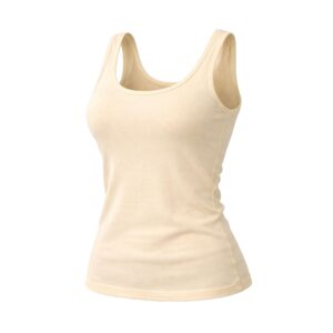 فانلة توب كات حريمي بفتيل واسع من القطن للنساء – نعومة وراحة طوال اليوم – مثالية للمنزل والرياضة والجيم {NO:20}