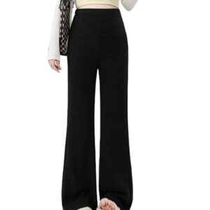 سروال حمل فوق البطن، ساق واسعة قابل للتمدد للنساء الحوامل للعمل المكتبي والنزهات الكاجوال في الشتاء وعطلة نهاية الأسبوع والمشي اليومي والجري وشراء القهوة، مريح يناسب جميع الفصول الثلاثة من سيجانتي