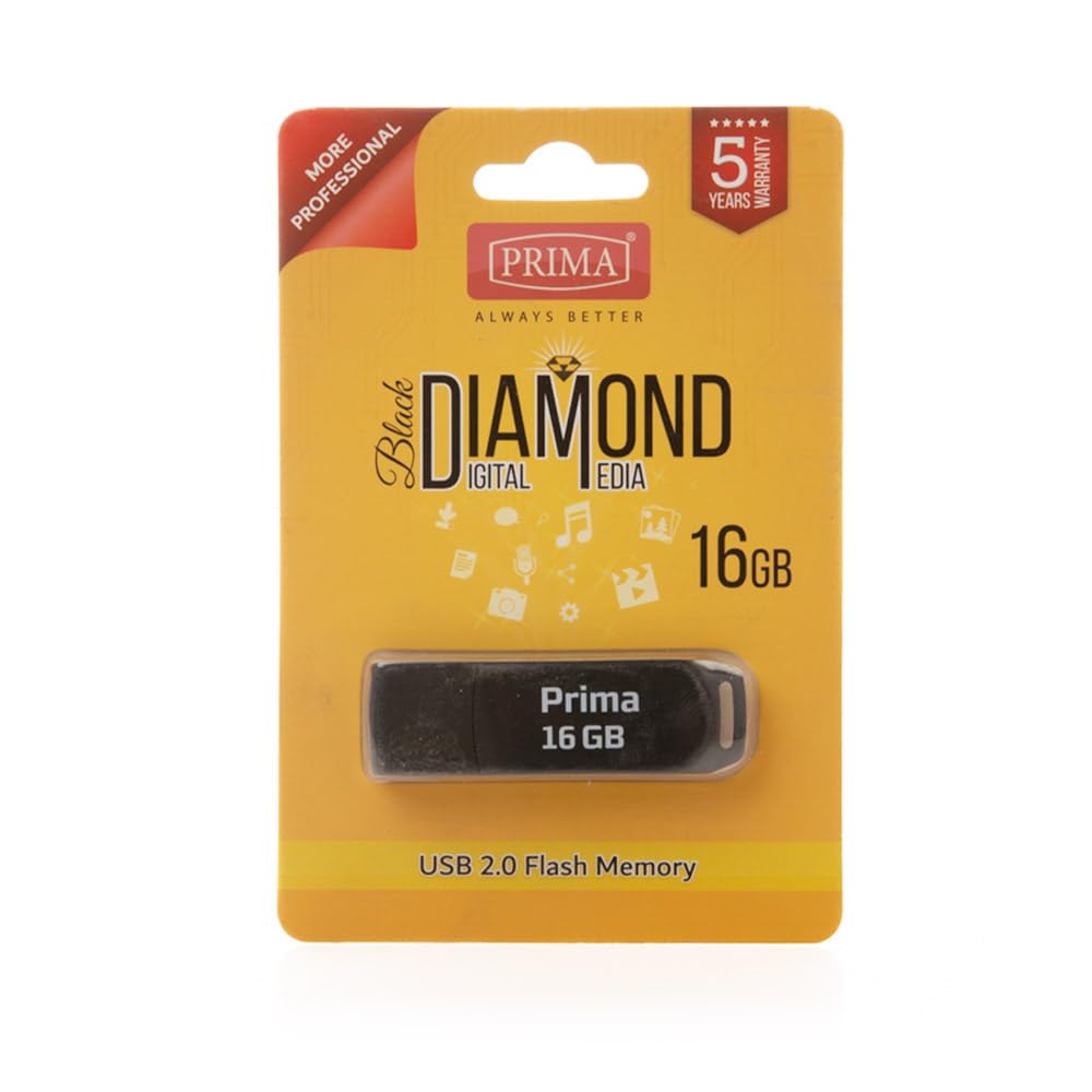 51nhkheCE7L Prima High-Speed Data Storage Flash Memory, 16GB Capacity, Black
