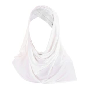 عمامة حجاب اسلامية براقة بغطاء طويل من قطعة واحدة، وشاح راس اسلامي، وشاح لف للنساء والفتيات
