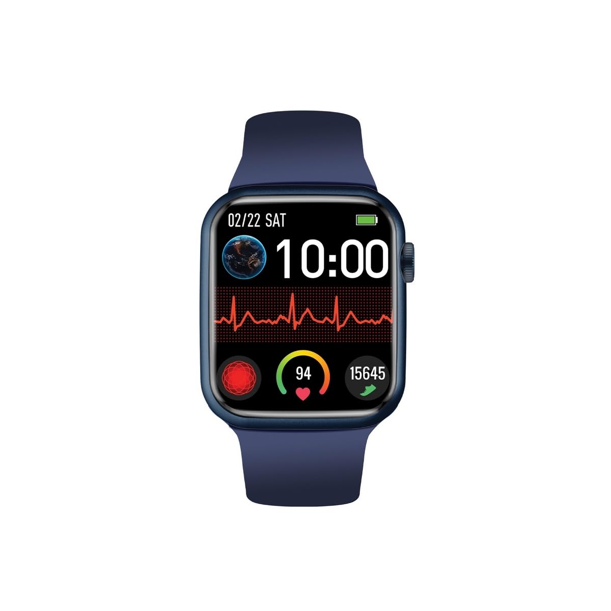 51pnv2kbIAL Promate Smart Watch, Bluetooth 5.0 Health and Fitness with 1.9 TFT Display,10-15 Day Battery,100 Watch Faces,30 Sports Modes and IP67 Water Resistance for iPhone14,Galaxy S22,XWatch-B19-Blu