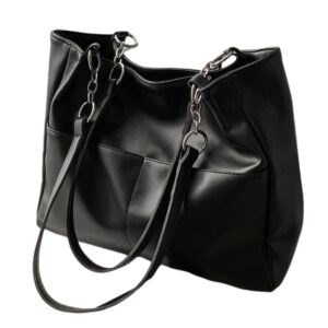 شنطة فورميلا جلد - لون بني/أسود/بيج - يد جلدية مع إكسسوارات نيكل، عرض 40 سم، طول 30 سم، بطانة داخلية مطبوعة، جيوب داخلية متعددة"