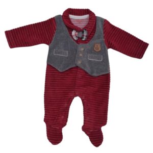 سالوبيت شتوي قطيفة للاولاد البيبي من مامي كير - مقاس 11