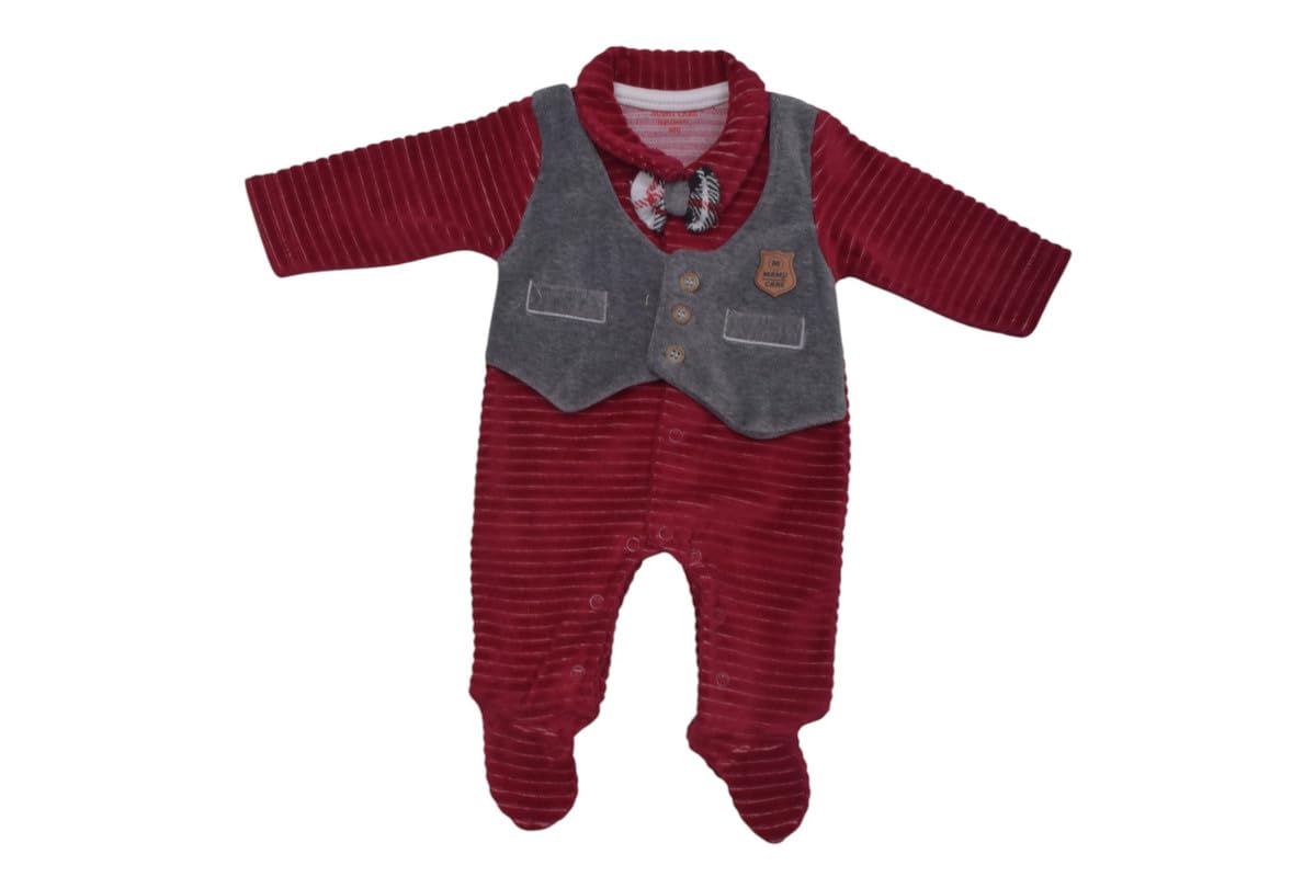 51t9AJOxjOL سالوبيت شتوي قطيفة للاولاد البيبي من مامي كير - مقاس 11