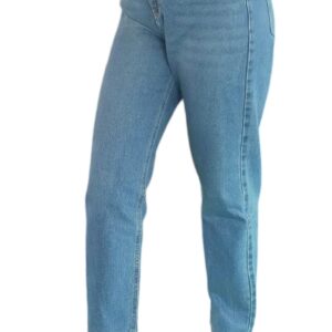 بنطلون جينز بوي فريند غسلة ازرق نحاسي وسط ماركة دالي