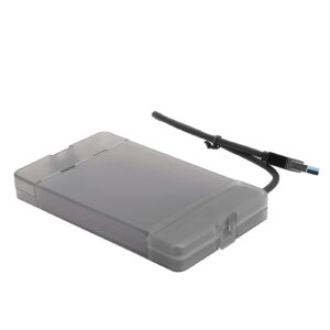 HDD Enclosure, Hard Disk Box HDD Case Fast Transfer Compact Shape Intelligent Compatibility Lightweight for Operating System for Mac OS for