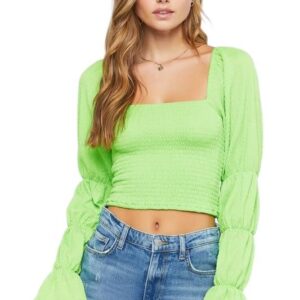 بلوزة محبوكة للنساء 00479544 من فوريفر 21