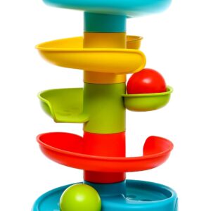 مجموعة العاب شخشيخة امنة وموثوقة للاطفال على شكل كرة مكونة من 8 قطع - متعددة الالوان، بلاستيك