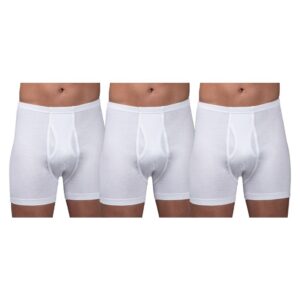 عدد 3 قطع شورت داخلي رجالى - أبيض