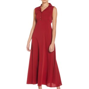 فستان كاجوال بنمط ضيق من الأعلى وواسع من الأسفل للنساء، من ستايلفيل.ان