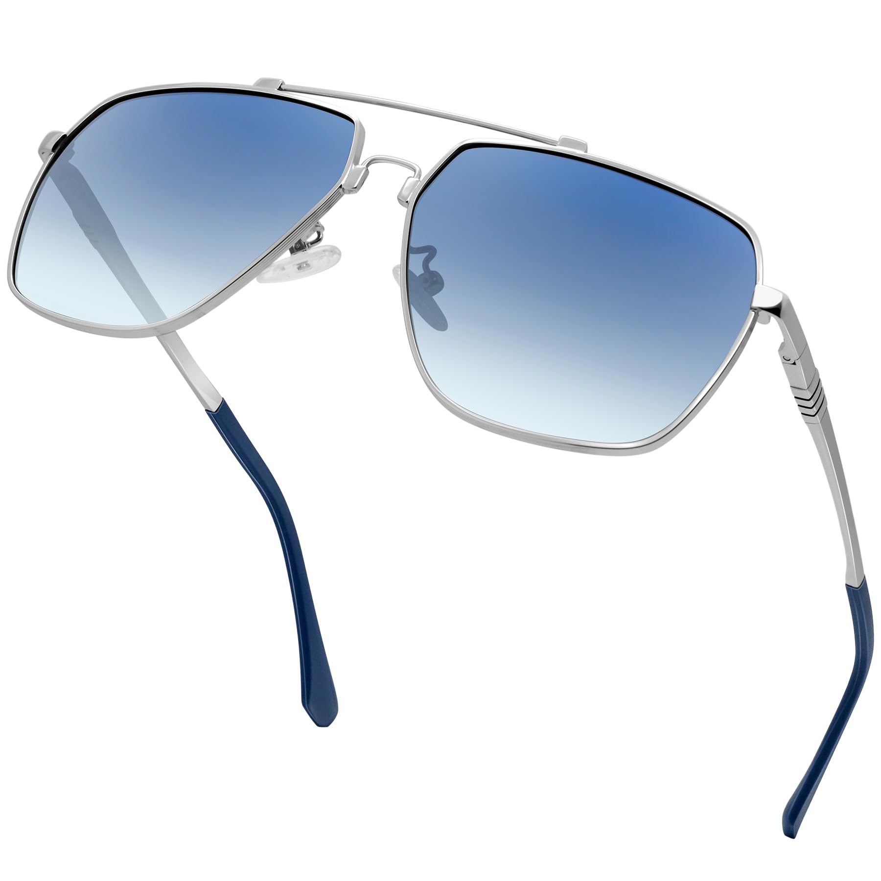 61-yjaeNiL KANASTAL Polarized Sunglasses for Men Metal Frame Men's Sun Glasses Military Style Lightweight Fashion Shades for Womens Mens Outdoors Large Sunglass UV400 Protection