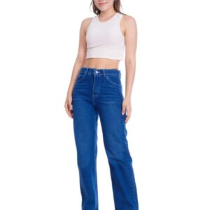 Mamilly Jeans بنطلون جينز هاي ويست استريت نسائي