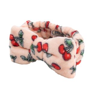 ذا فينتج كوزماتيك كومباني شريط راس من تشيري ميك اب، شريط راس للعناية بالبشرة يثبت الشعر، شريط راس ناعم ومريح، اكسسوار تجميل، تصميم كرزي