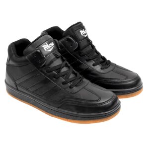 حذاء ناو للبالغين من الجنسين من ناو شوز - جلد اسود - حذاء رياضي HD2