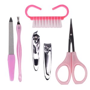 كونفيدنس مجموعة مانيكير صغيرة محمولة للنساء والفتيات، اكسسوارات العناية الشخصية للاستخدام المنزلي، متعددة الالوان، 20 غرام، عبوة من قطعة واحدة