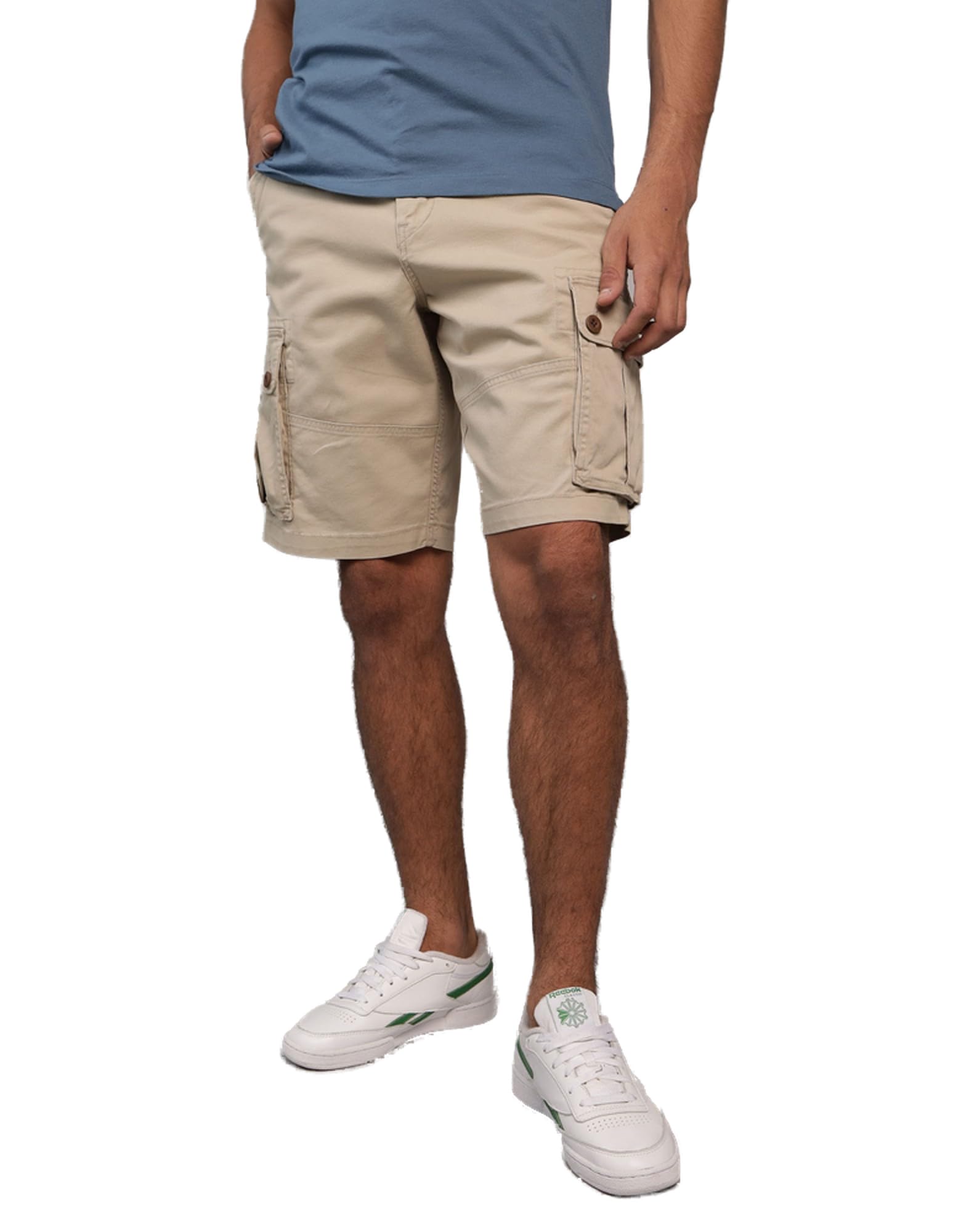 611apRMVQ-L شورت كارجو فليكس ليفد-ان للرجال من امريكان ايجل
