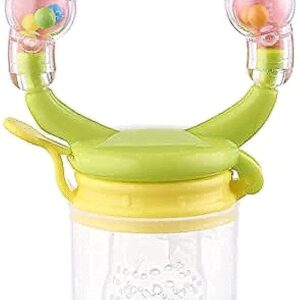 ماصة فواكه وخضراوات مُسلية وشخشيخة للاطفال من ليتل فيش - متعددة الالوان