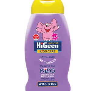 شامبو وغسول الجسم فيلو للأطفال من هاي جين، رائحة التوت البري، 250 مل