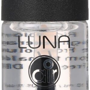 طلاء أظافر يجف بالهواء ومزود بمسامات للتهوية وشفاف من لونا، 10 مل