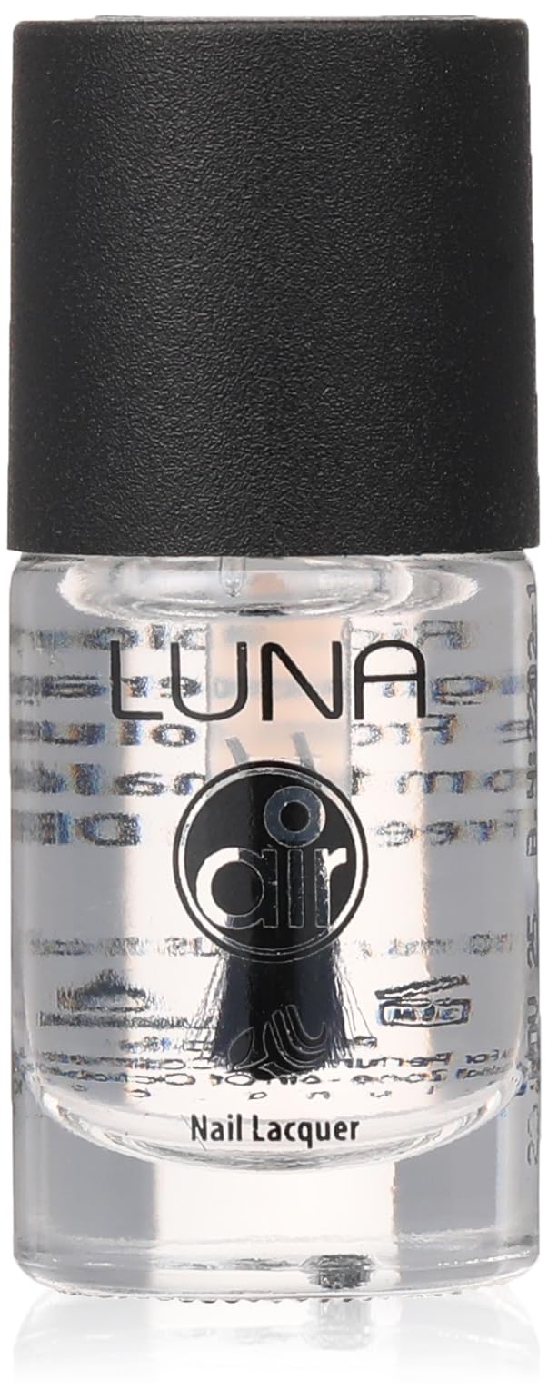 614s-DJfY2L طلاء أظافر يجف بالهواء ومزود بمسامات للتهوية وشفاف من لونا، 10 مل