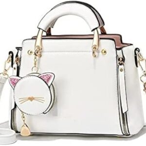 شنطة يد طويلة تمر بالجسم كتف للنساء بمقبض حقيبة كبيرة توت متعددة الألوان