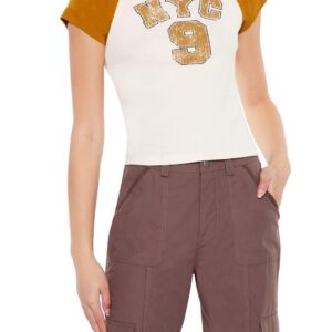 تي شيرت راجلان جرافيك ان واي سي 9 للنساء من فوريفر 21