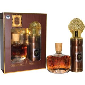 مجموعة هدايا عطر عود الليل من عربيات مكونة من قطعتين للجنسين، او دي بارفان 100 مل وبخاخ عطر 200 مل