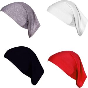 قبعة مرنة لتغطية الرأس تحت الحجاب للنساء من اوريتي، بونيه اسلامي بمقاس واحد