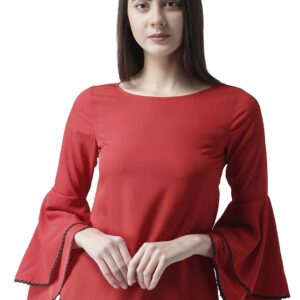 بلوزة سادة للنساء بقصة عادية من ستايلفيل.ان