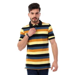 Andora mens Striped Slim-Fit Polo Shirt 29S20M8701BS result.feed.gl_apparel-dress_type_en (pack of 1)