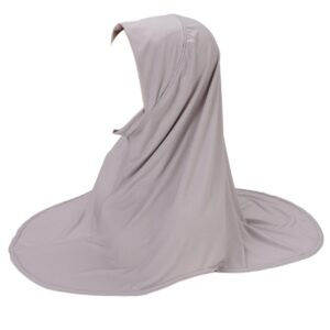 وشاح رأس عربي بحواف دائرية للنساء من هونبولو، وشاح حجاب مزدوج الطبقات عالي المرونة، مقاس كبير 80 سم، ملمس حريري ناعم، أوشحة أنيقة ومتعددة الاستخدامات للنساء