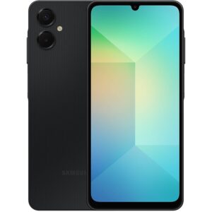 Samsung Galaxy A06 5G, 64GB Storage, 4GB RAM, 6.7" PLS LCD Display, 90Hz, HD+ (720x1600), 2.4GHz Processor, Black, Android