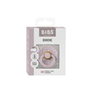 لهاية دائرية بوهيمي من لاتكس المطاط الطبيعي من بيبس، مقاس 2، لون بنفسجي باهت (داسكي ليلكي)